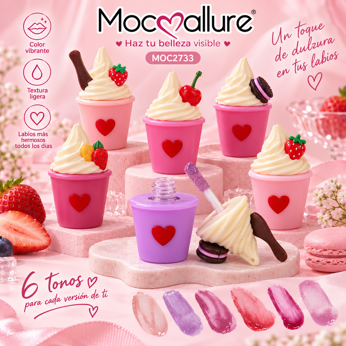 LIPGLOSS 2IN1 MOC2733
