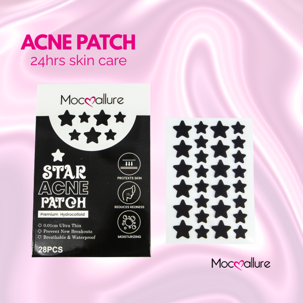Parche anti-acné estrellitas negras