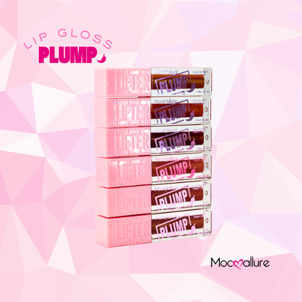 Lifter Gloss Plump Chili Glam: Glos Metálico Iridiscente Aumenta labios
