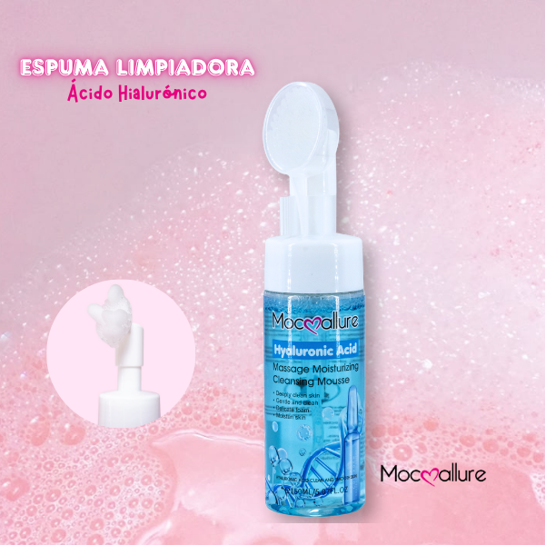 Limpiador facial Mocoallure Ácido Hialurónico