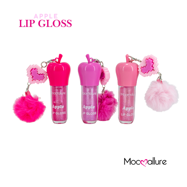 Apple Lip Gloss Pixel Heart