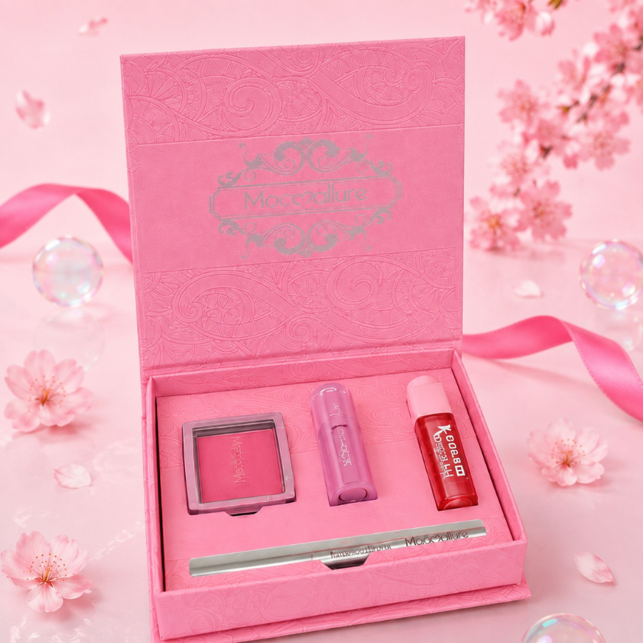 Set de Maquillaje Mocoallure Lip balm & Cheek Luxe | 4 Piezas