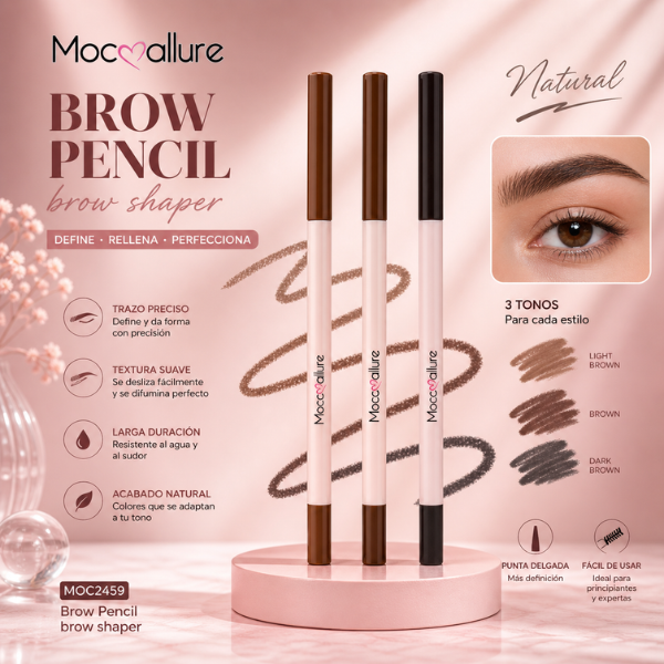 Delineador de Cejas en lapiz Mocoallure Brow Shaper | 3 pzas.
