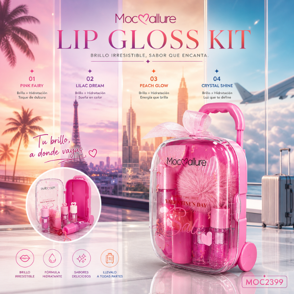 Set de Gloss Kaselove Mocoallure Sweet Makeup