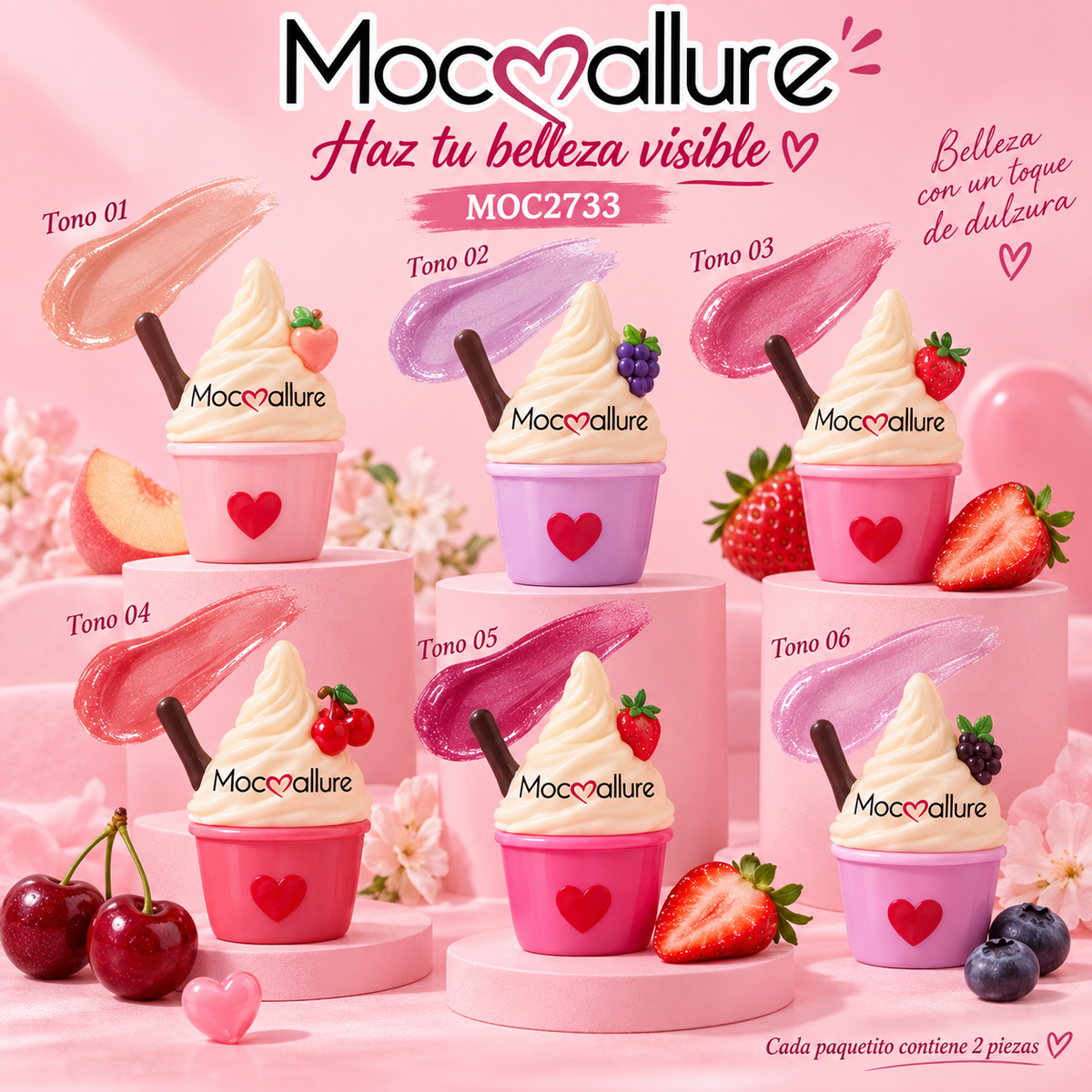 LIPGLOSS 2IN1 MOC2733