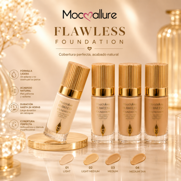 Flawless Foundation, base líquida de maquillaje