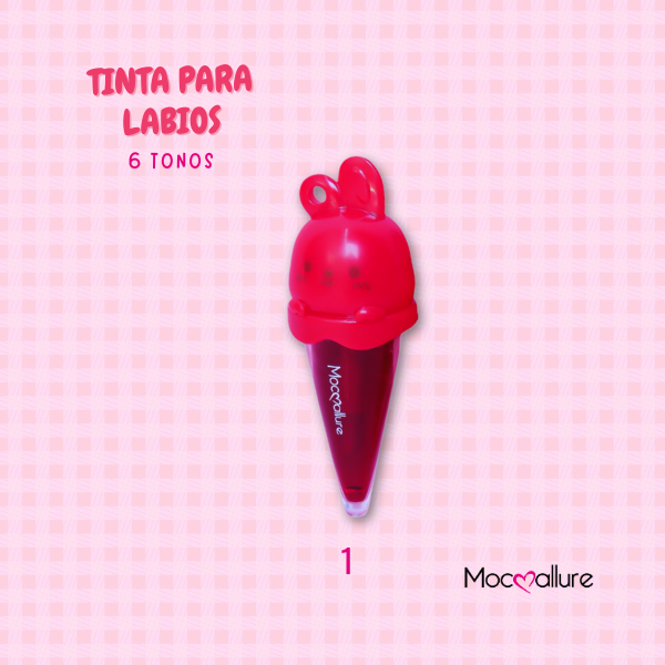 Tinta para labios. 6 Tonos. Mocoallure