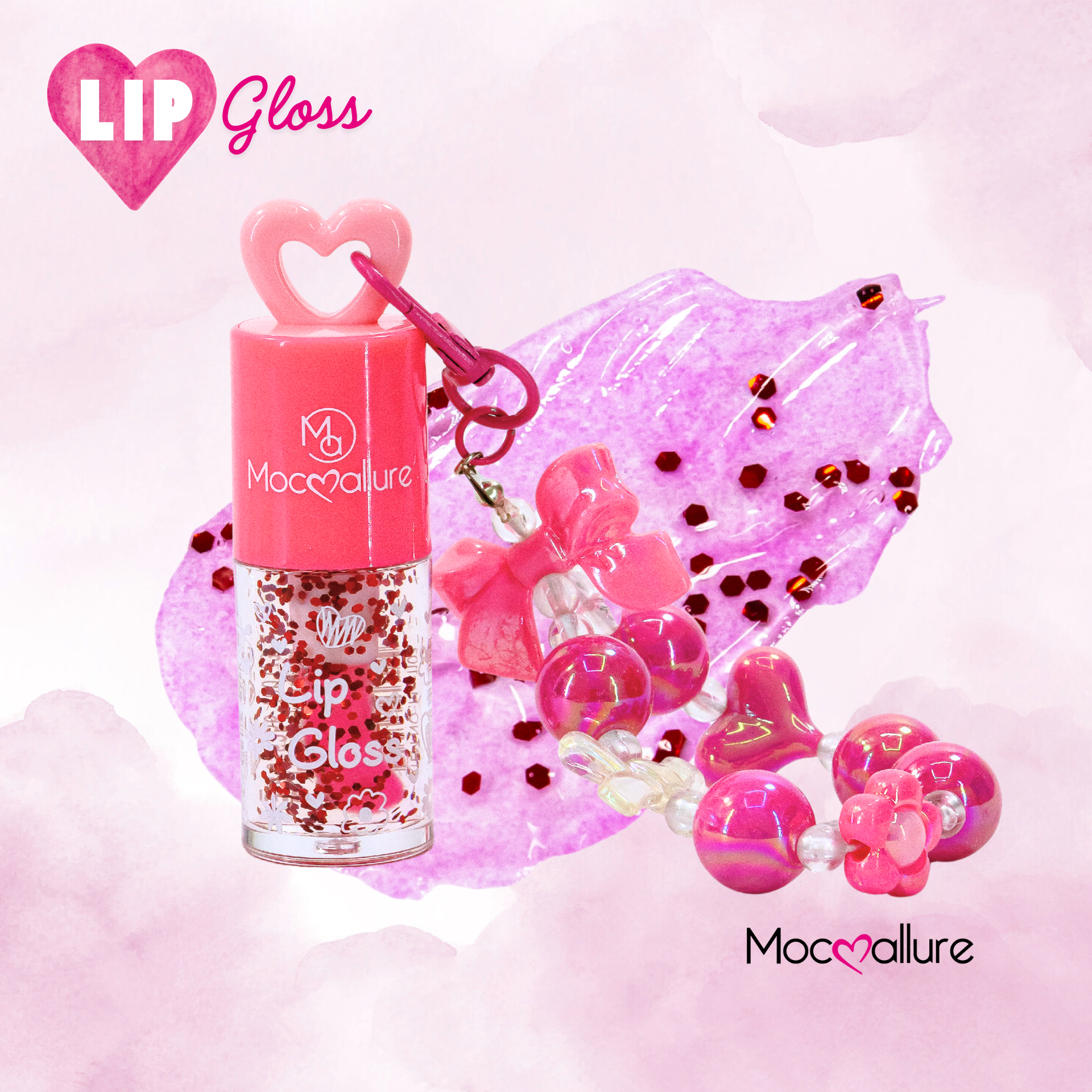 Lipgloss Glitter Pulsera