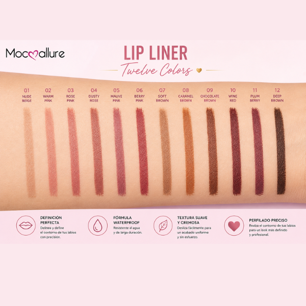 Set Labios Mocoallure Cute Girl | Tinta Water Lip Tint & Delineador
