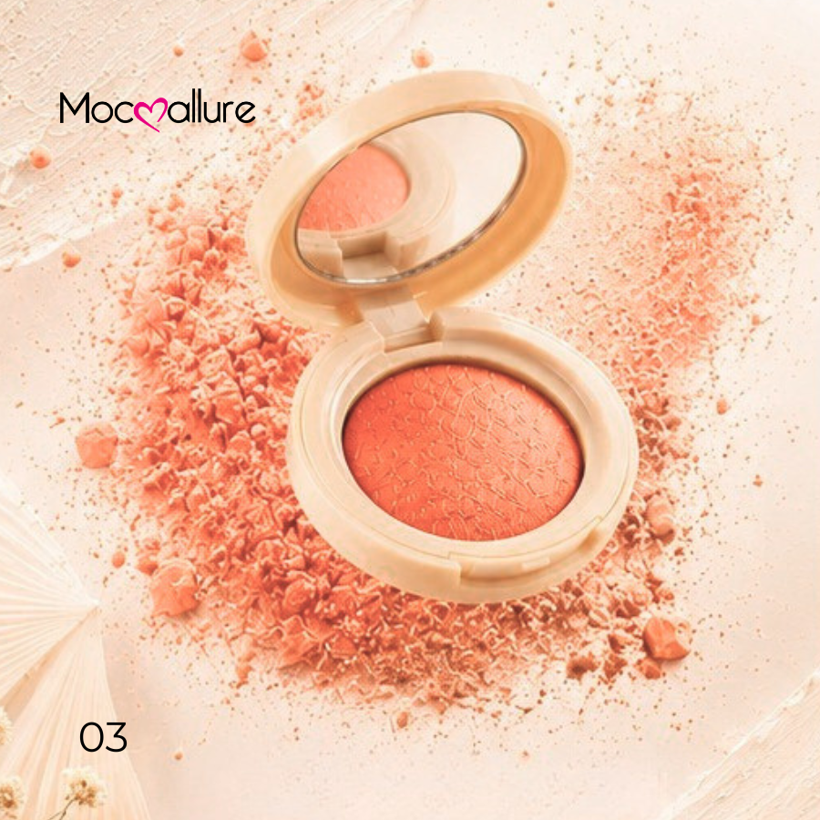 Rubor Alto brillo en polvo compacto Mocoallure
