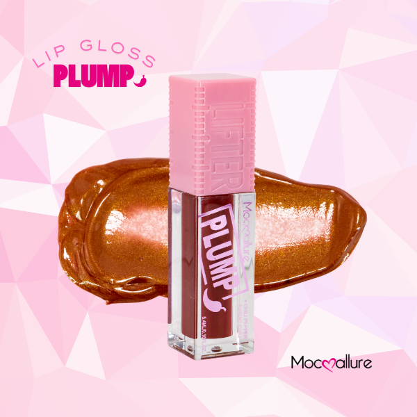 Lifter Gloss Plump Chili Glam: Glos Metálico Iridiscente Aumenta labios