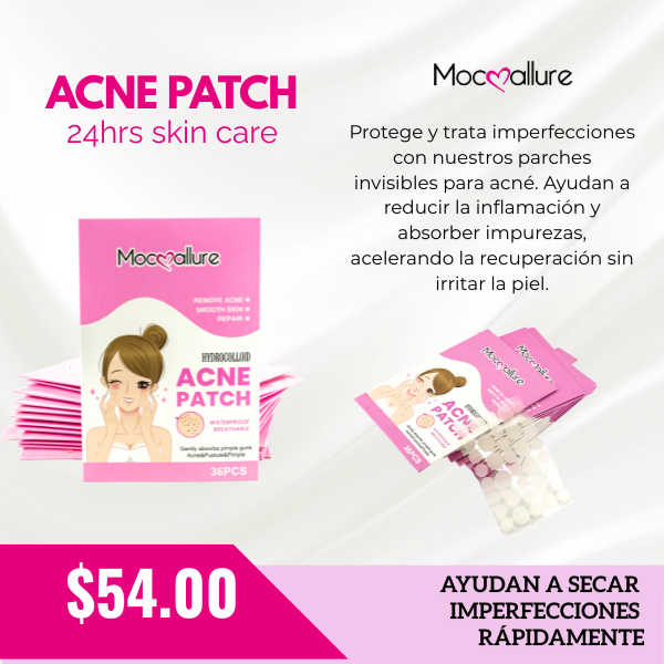 Parches antiacné para granos y espinillas