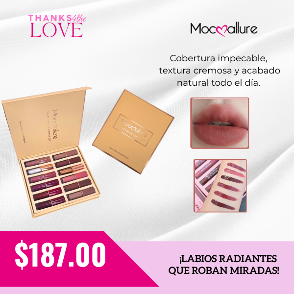 Kit Lip Gloss 12 pzas - Thanks 4the love