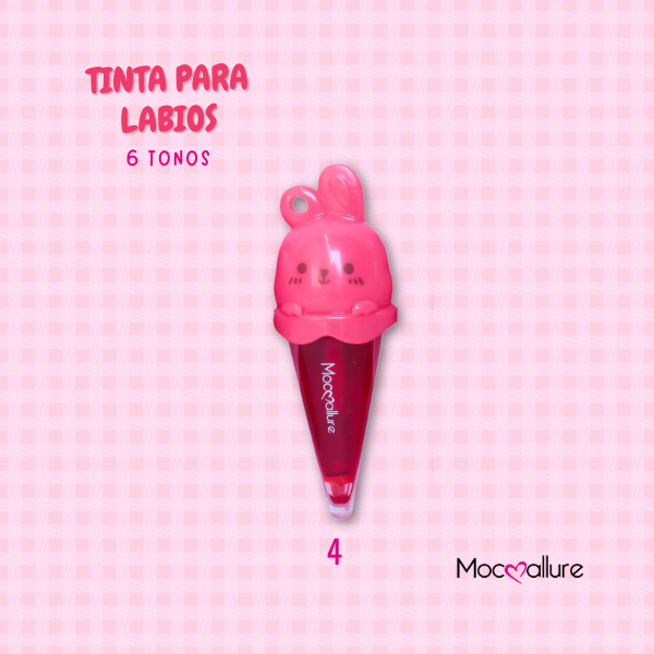 Tinta para labios. 6 Tonos. Mocoallure