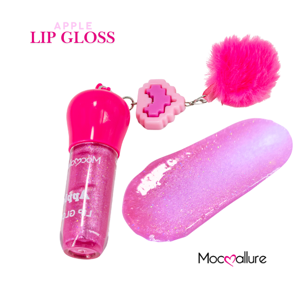 Apple Lip Gloss Pixel Heart