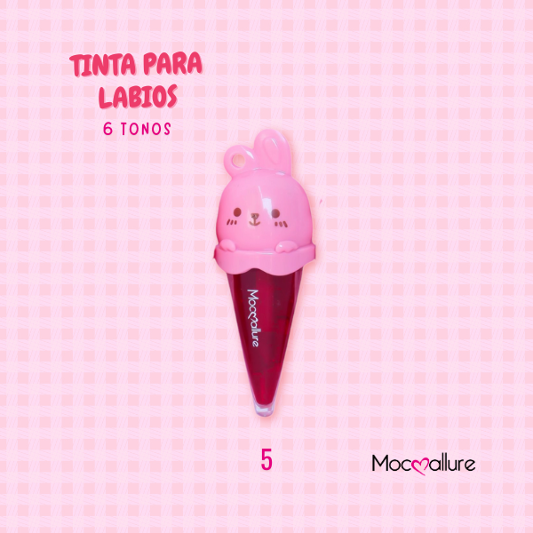 Tinta para labios. 6 Tonos. Mocoallure