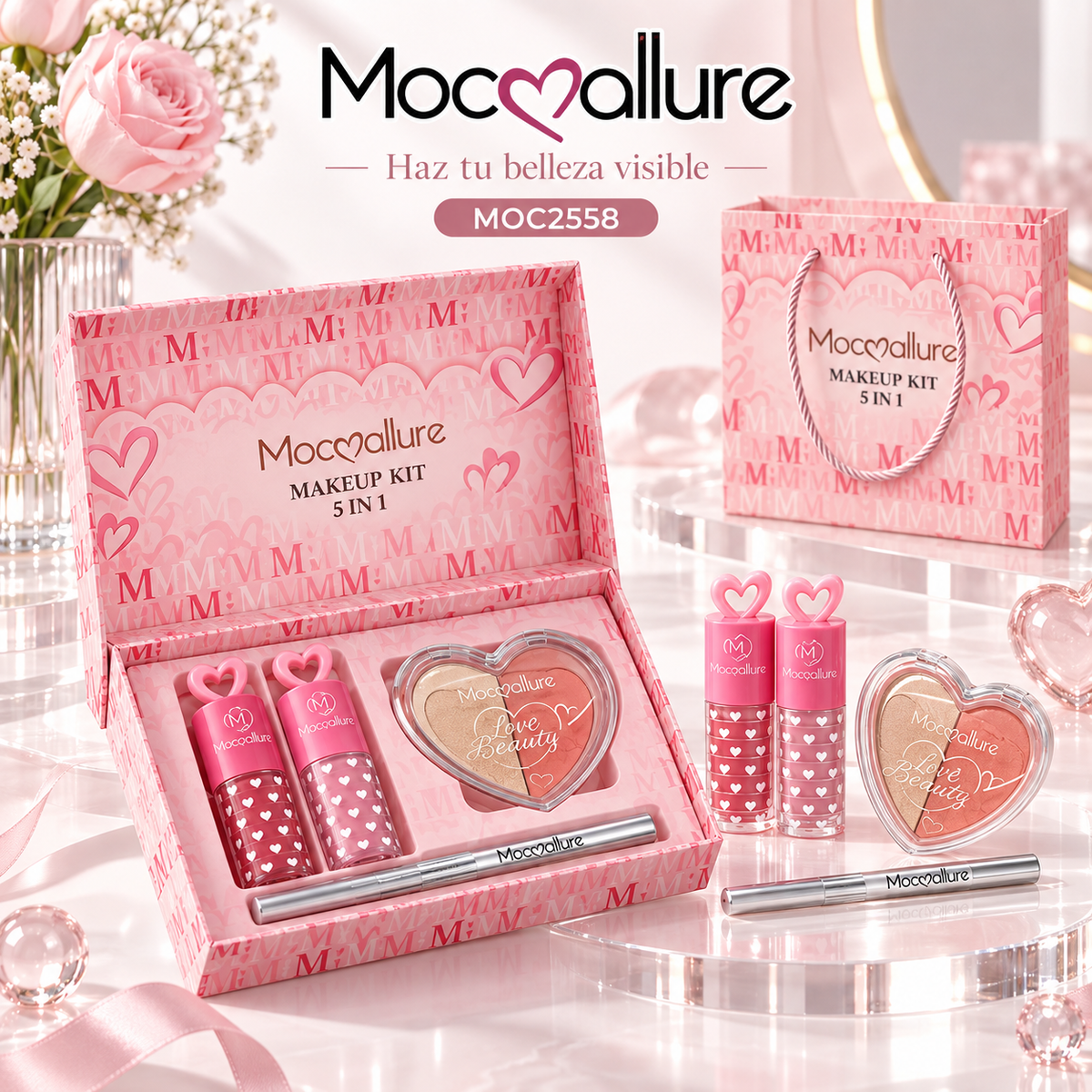 KIT GLOSS SET 4IN1 MOC2558