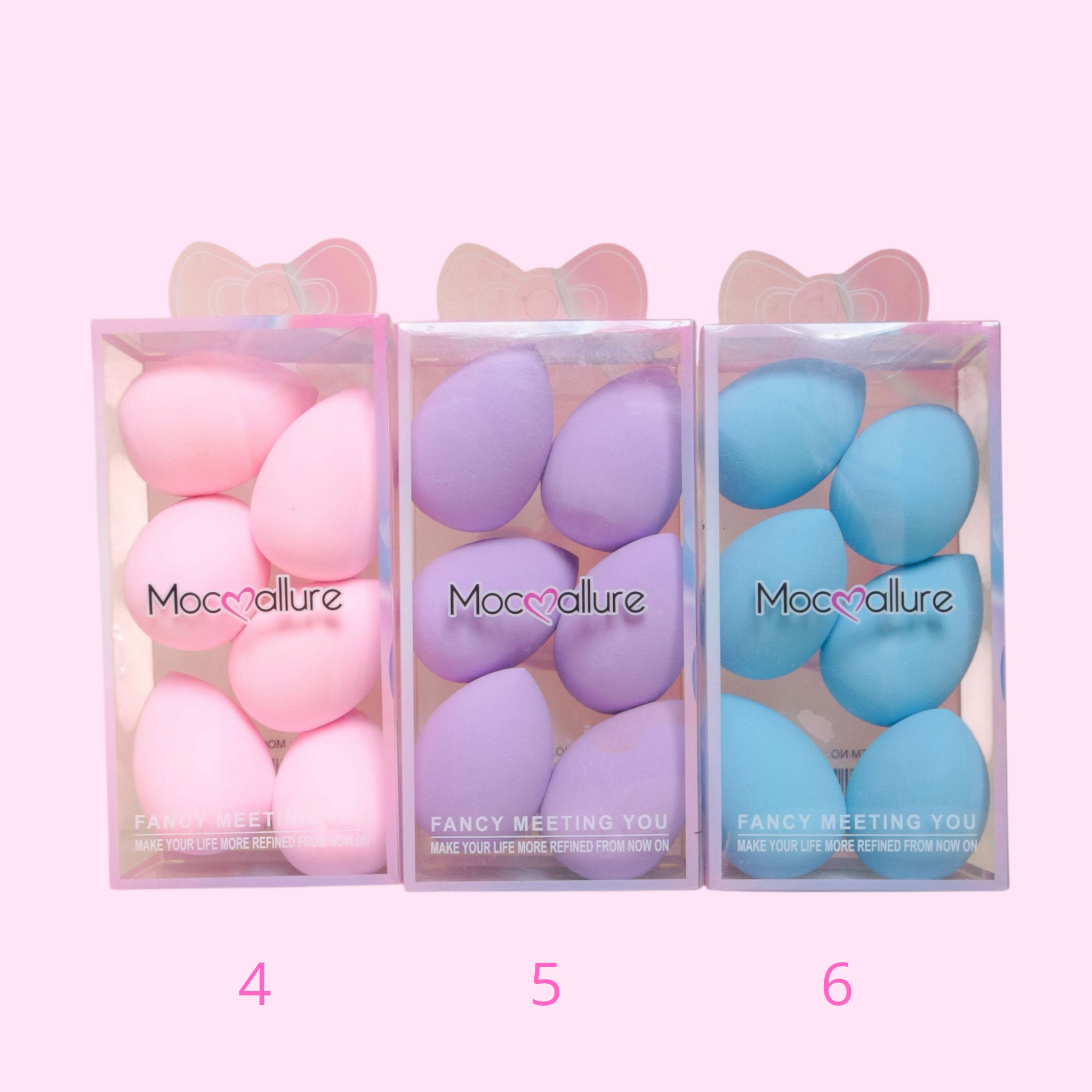 Esponjas Body Blender - Set de 6 Esponjas. 6 Colores. Mocoallure