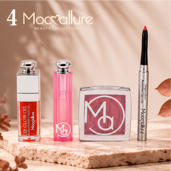 Set de Maquillaje Mocoallure Lip balm & Cheek elegance | 4 Piezas