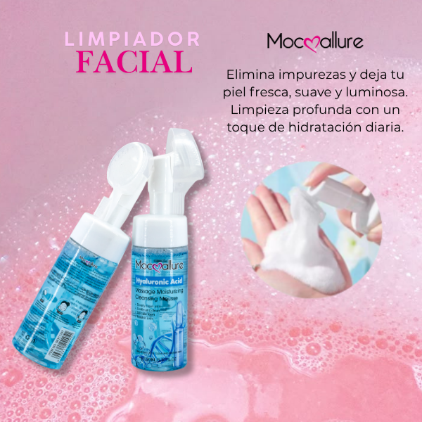 Limpiador facial Mocoallure Ácido Hialurónico
