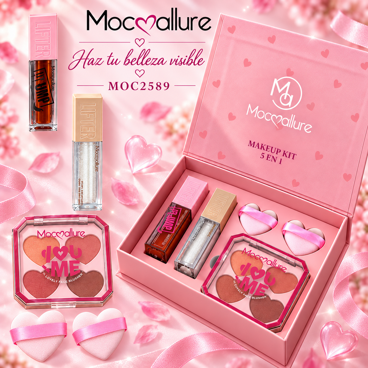 KIT GLOSS SET 5IN1 MOC2589