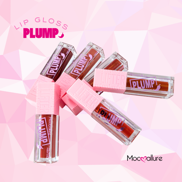 Lifter Gloss Plump Chili Glam: Glos Metálico Iridiscente Aumenta labios