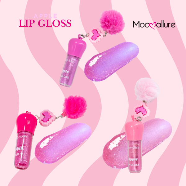 Apple Lip Gloss Pixel Heart