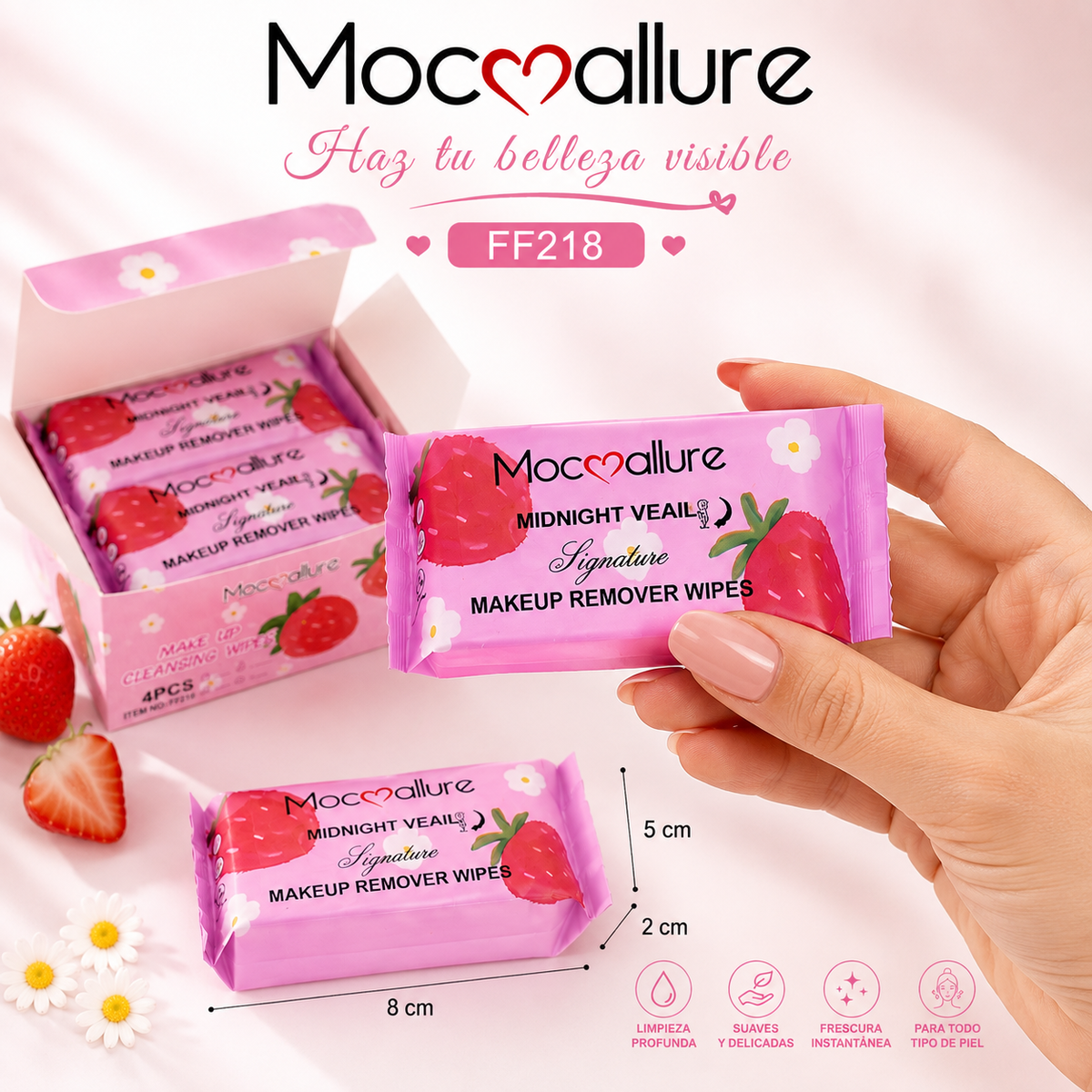 Toallitas desmaquillantes MOCOALLURE FF218 4