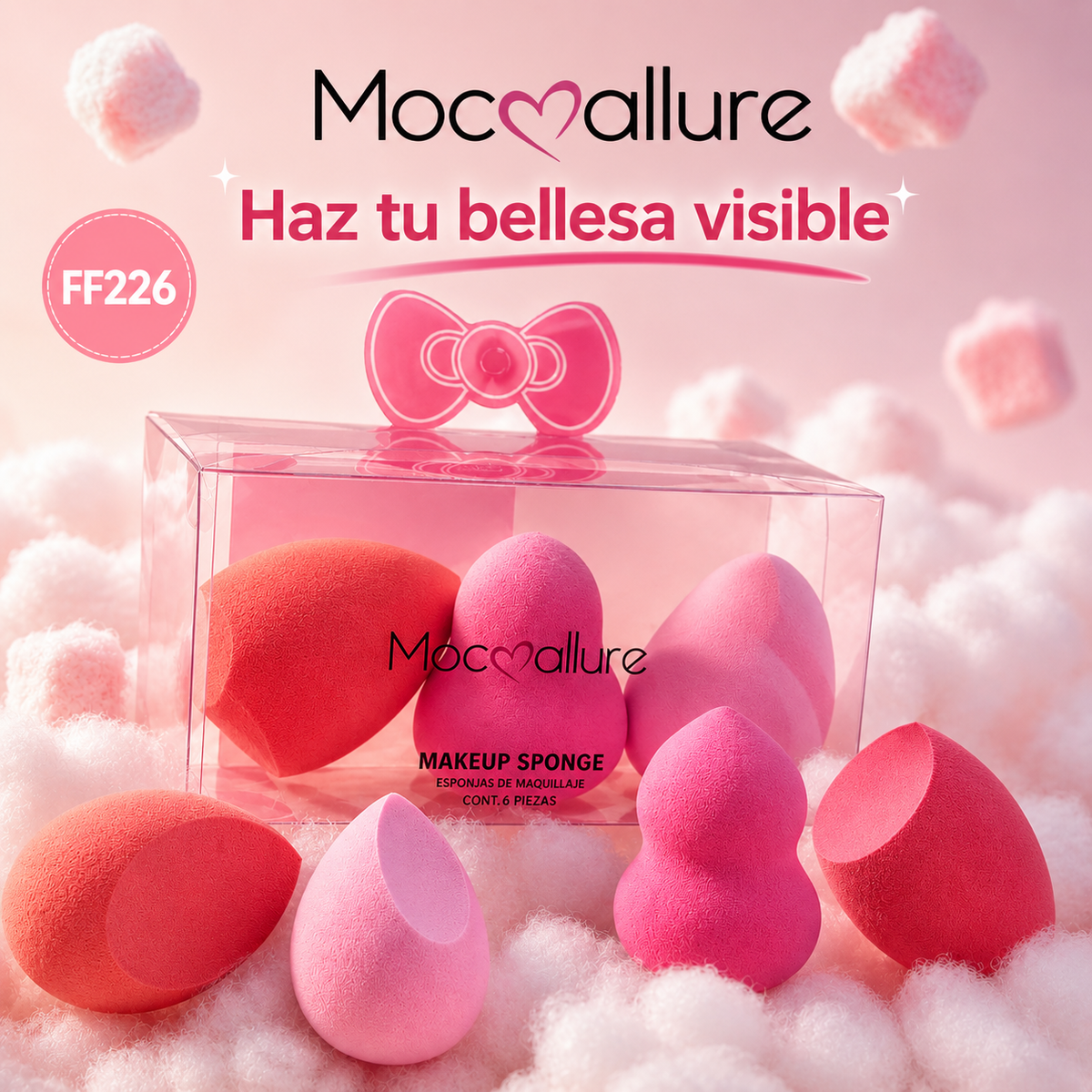 FF226 – Esponjas de Maquillaje MOCOALLURE 3 en 1