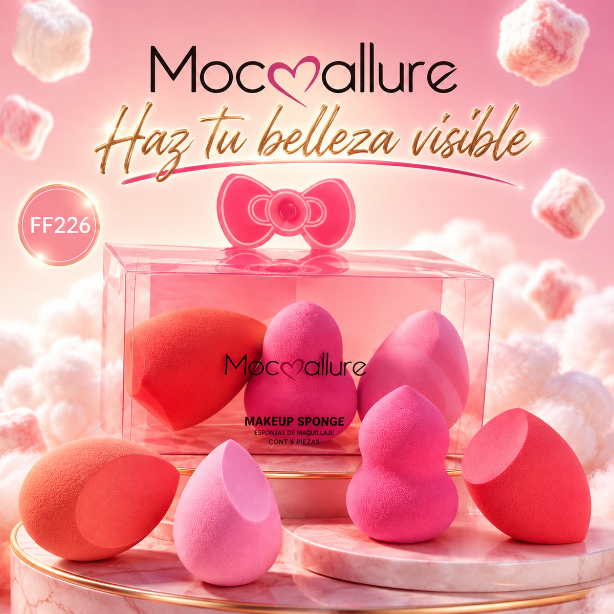 FF226 – Esponjas de Maquillaje MOCOALLURE 3 en 1