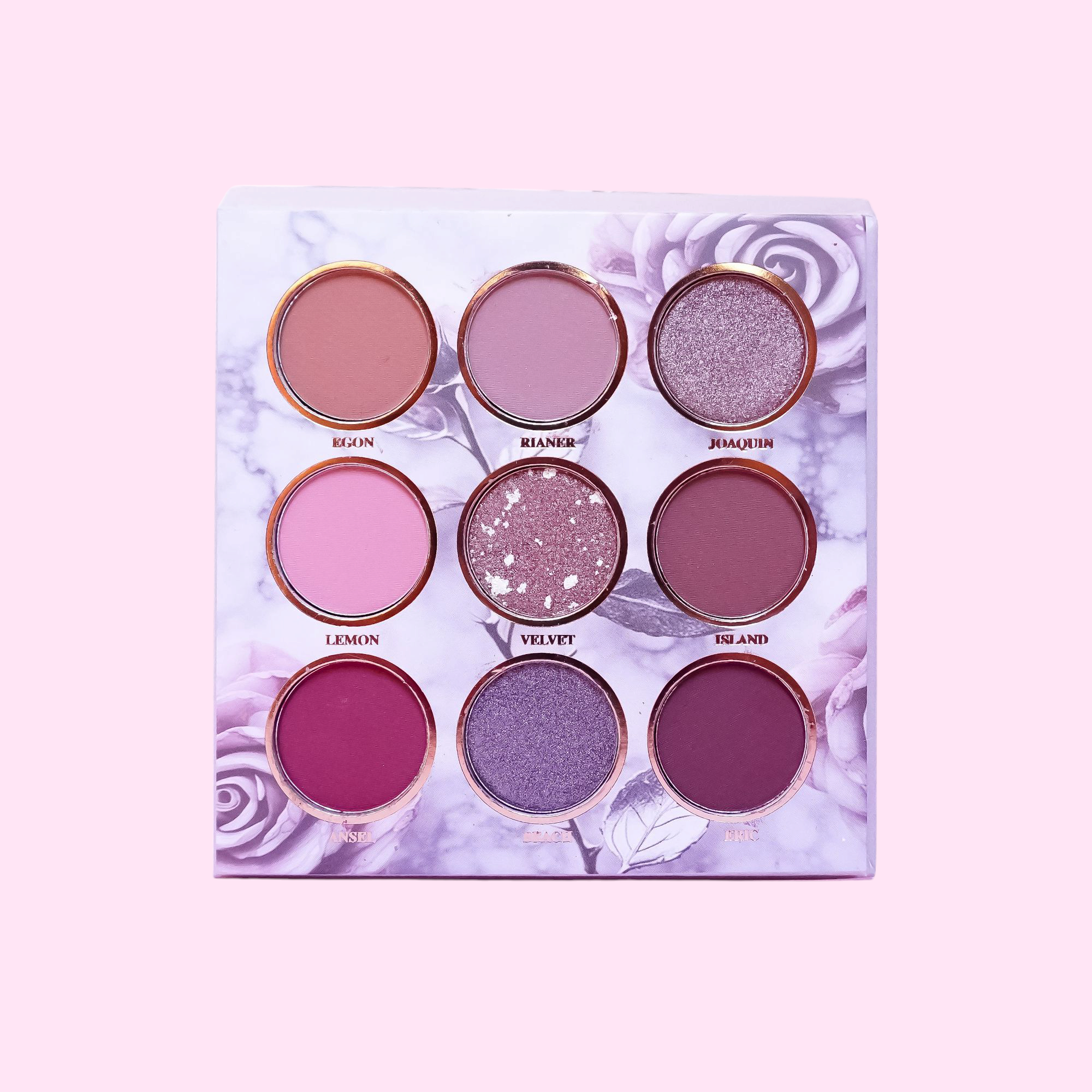 Sombra de Ojos, Vintage Rose de 9 Colores - Mocoallure.