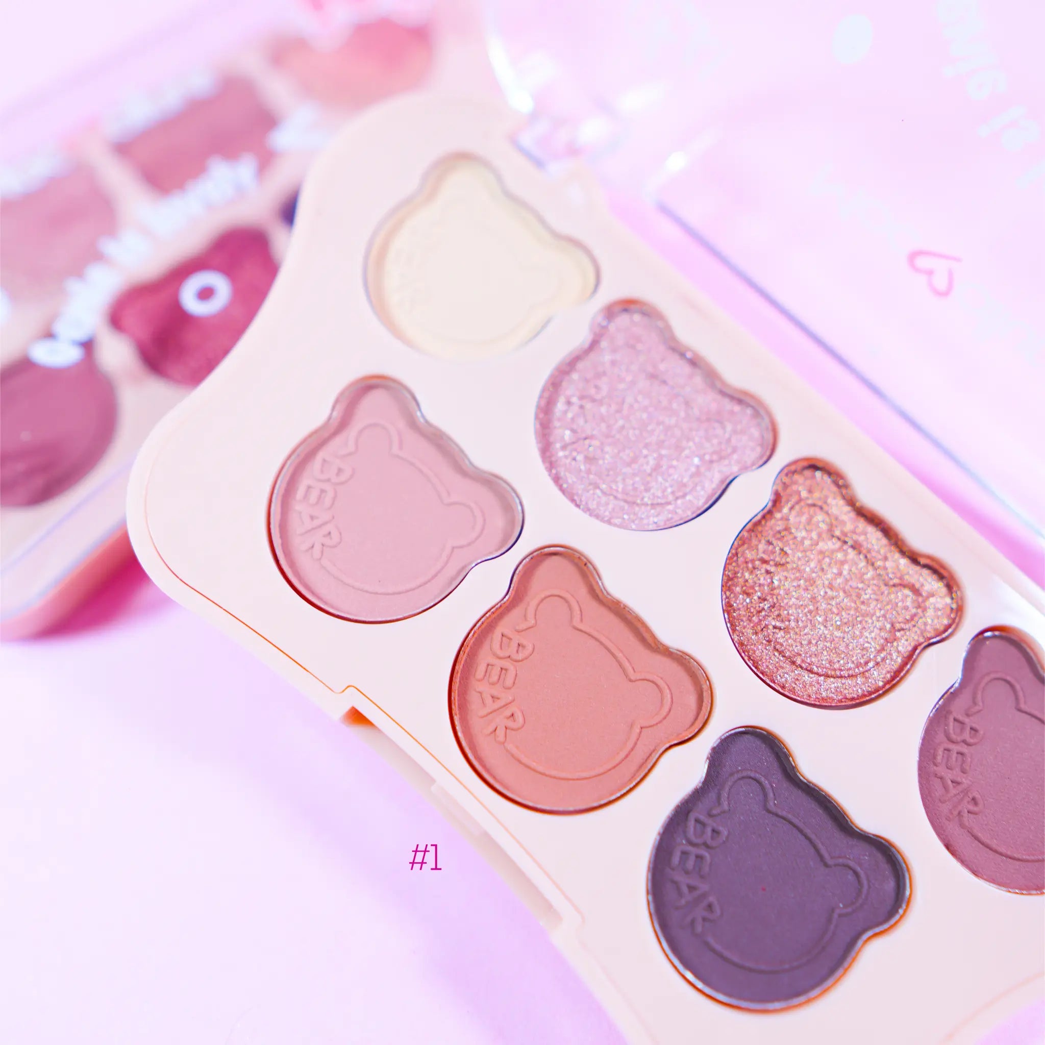 Paleta de Sombras de Ojos. 7 Tonos. Mocoallure