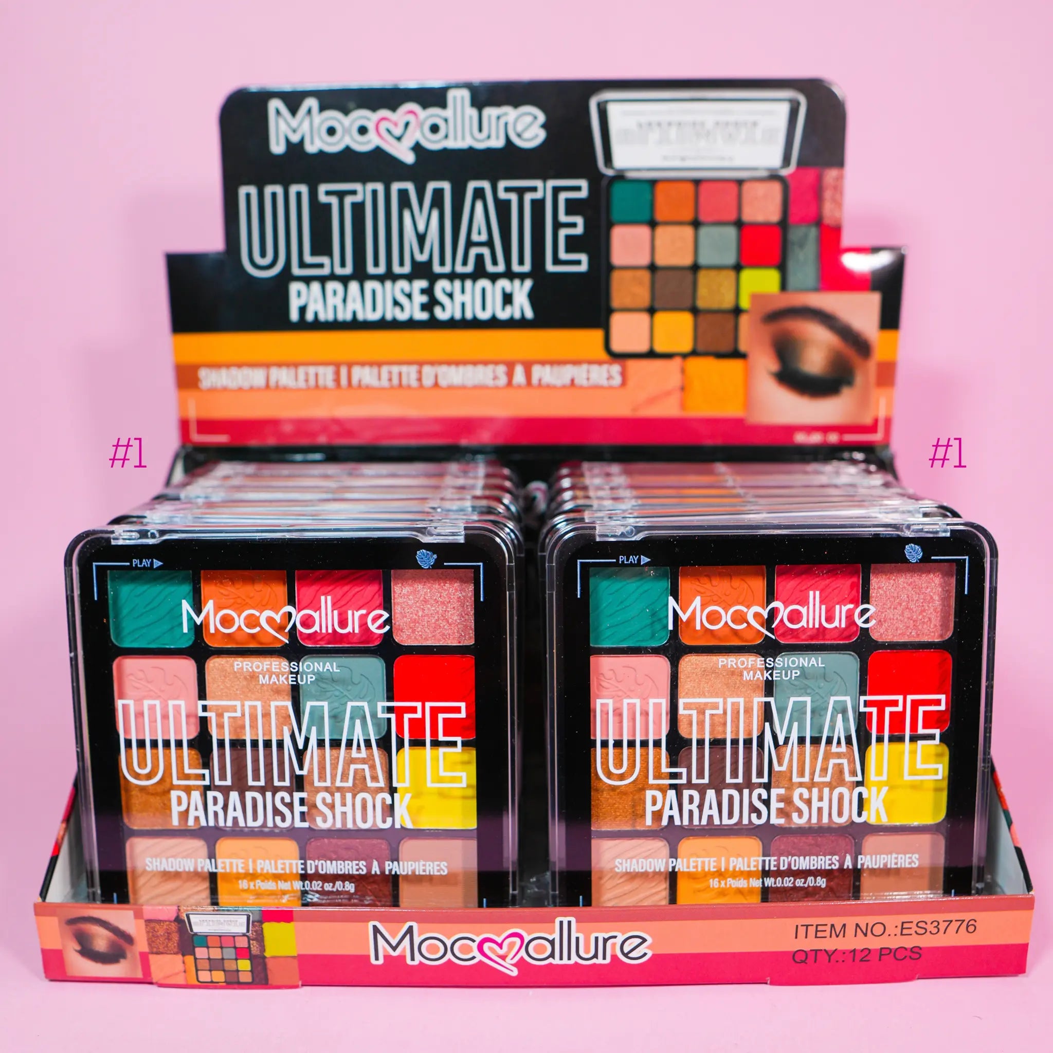 Sombras 16 colores. Ultimate Paradise Shock- Mocoallure