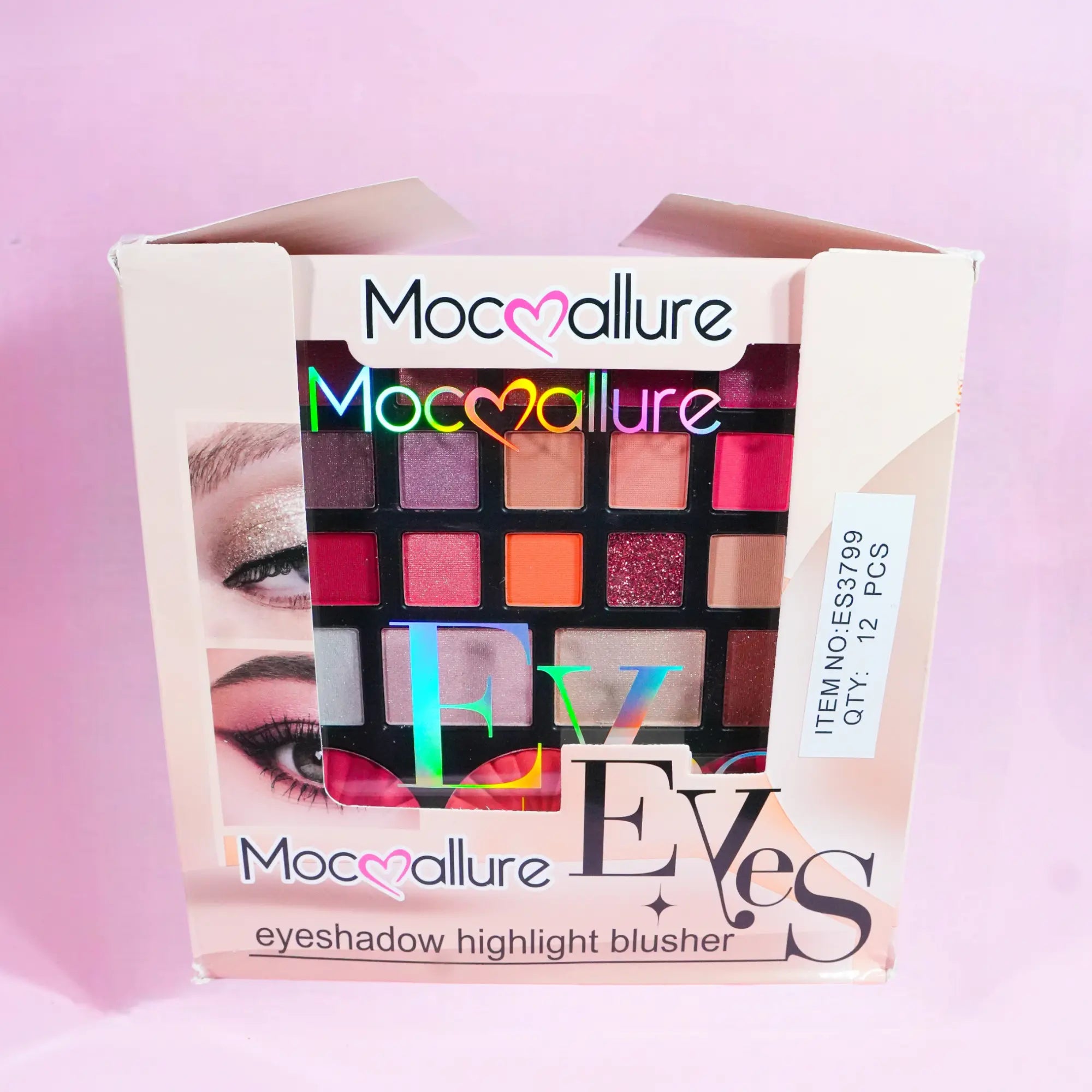 Paleta Multifuncional (Sombras, Iluminadores y Rubores). Mocoallure