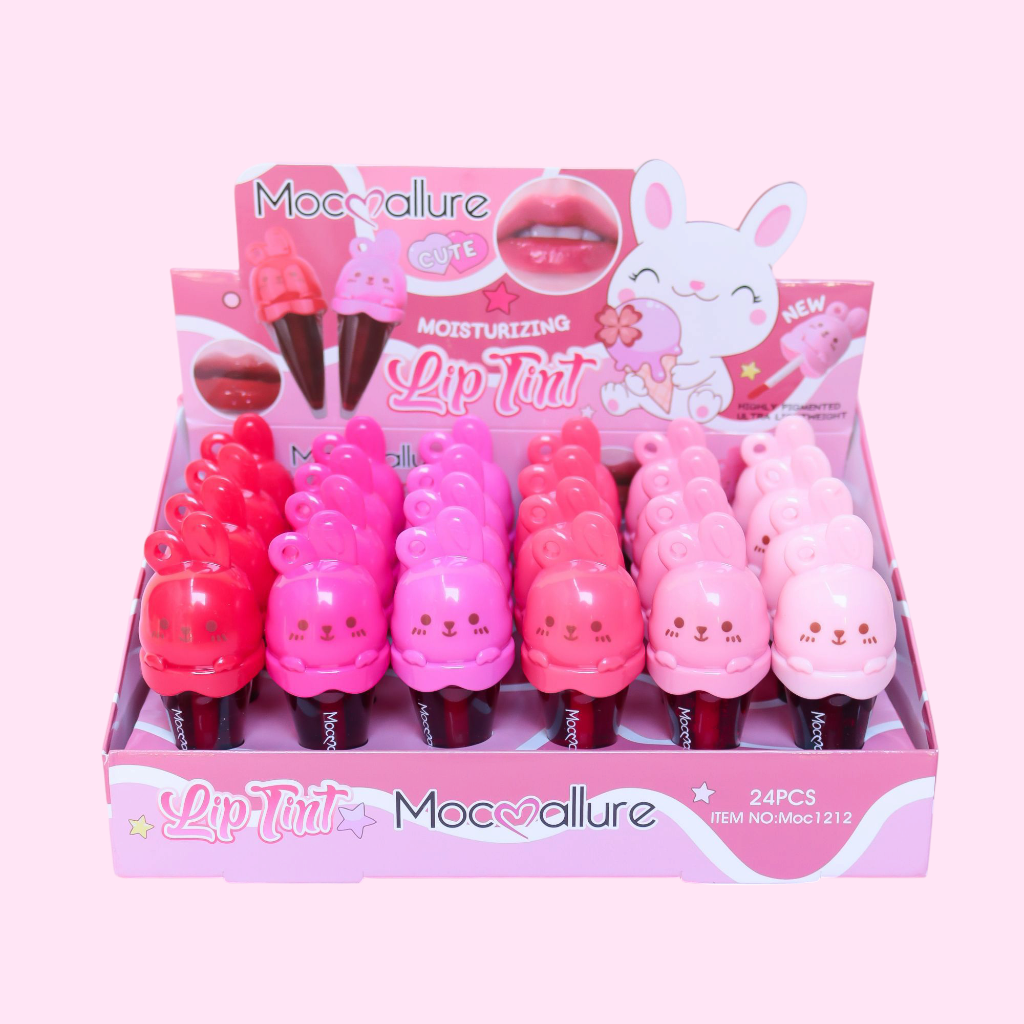 Tinta para labios. 6 Tonos. Mocoallure