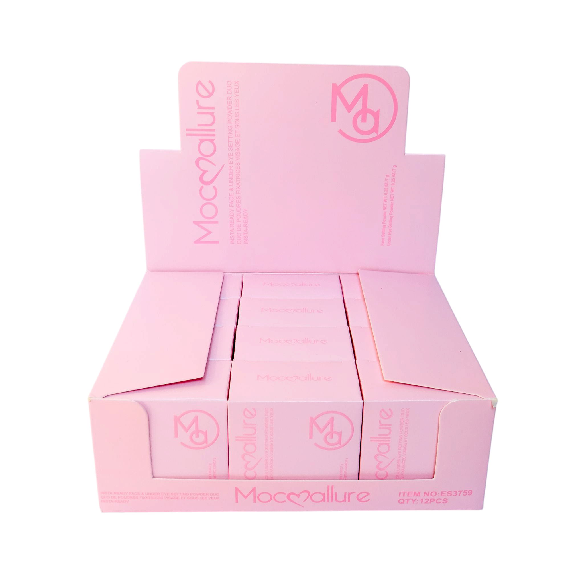 Polvo Fijador para el Contorno de Ojos, Insta Ready 3 Tonos – Mocoallure.