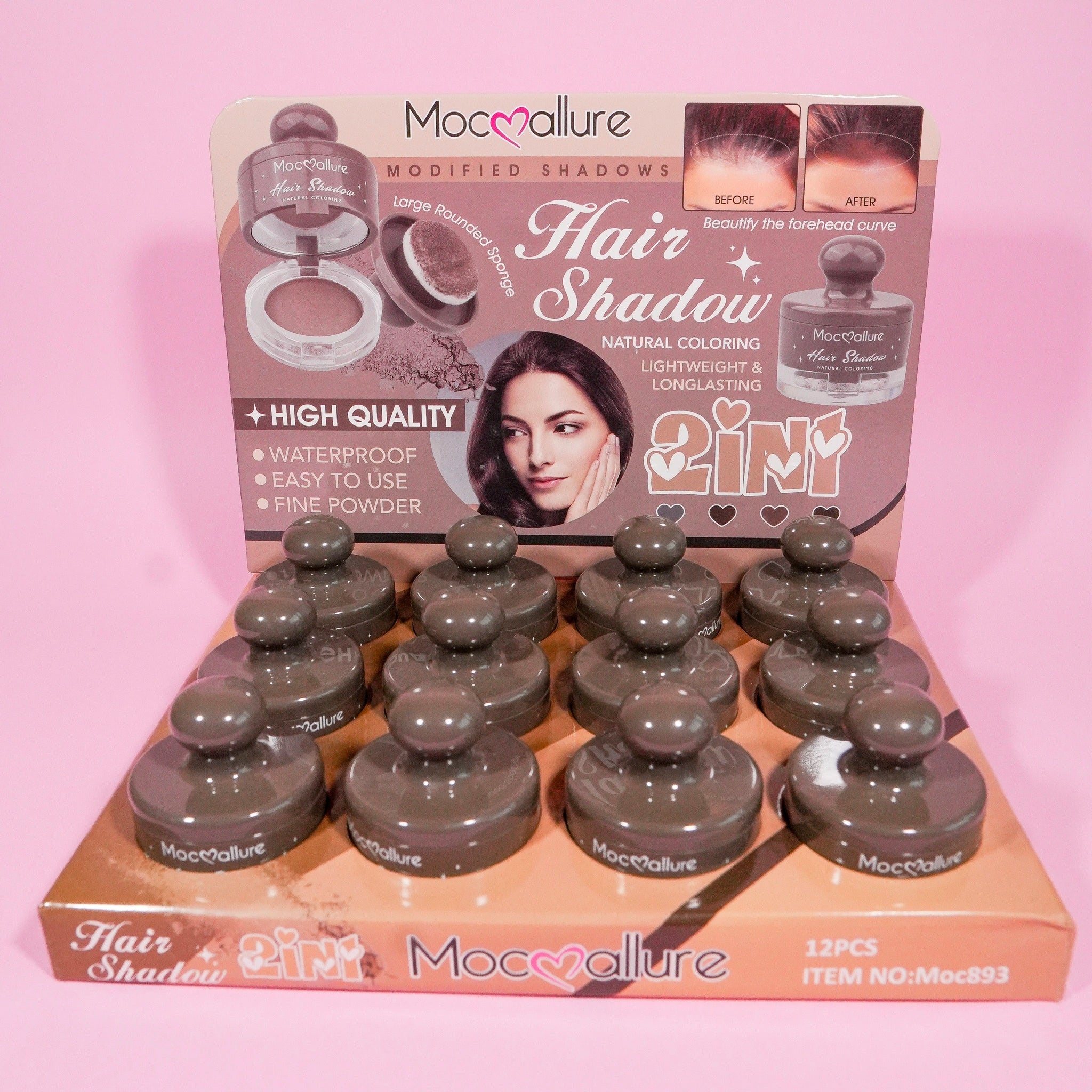 Mocoallure Hair Shadow - Gray Cover Puff