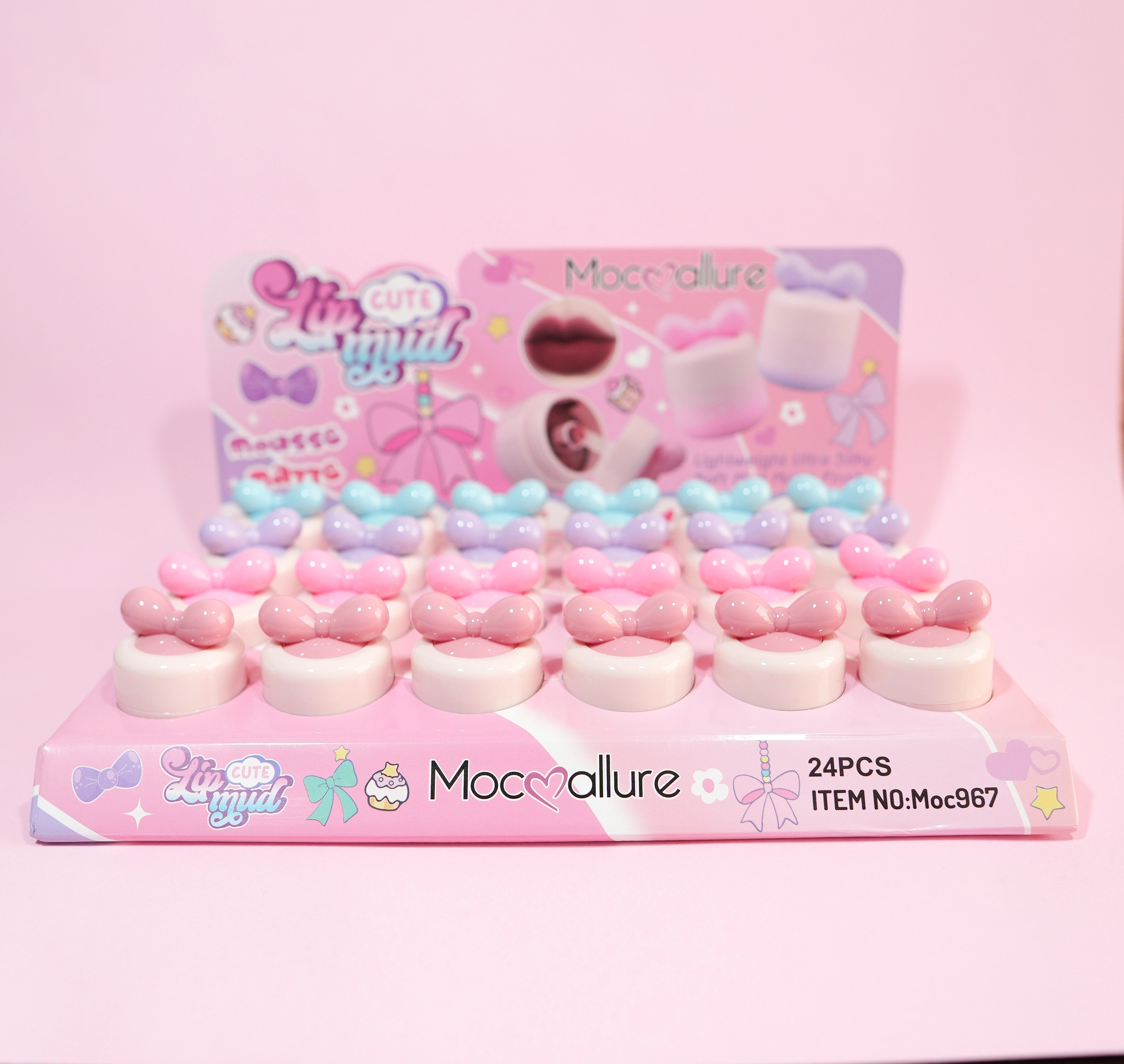 Mocoallure Cute Lip Mud. 6 tonos.
