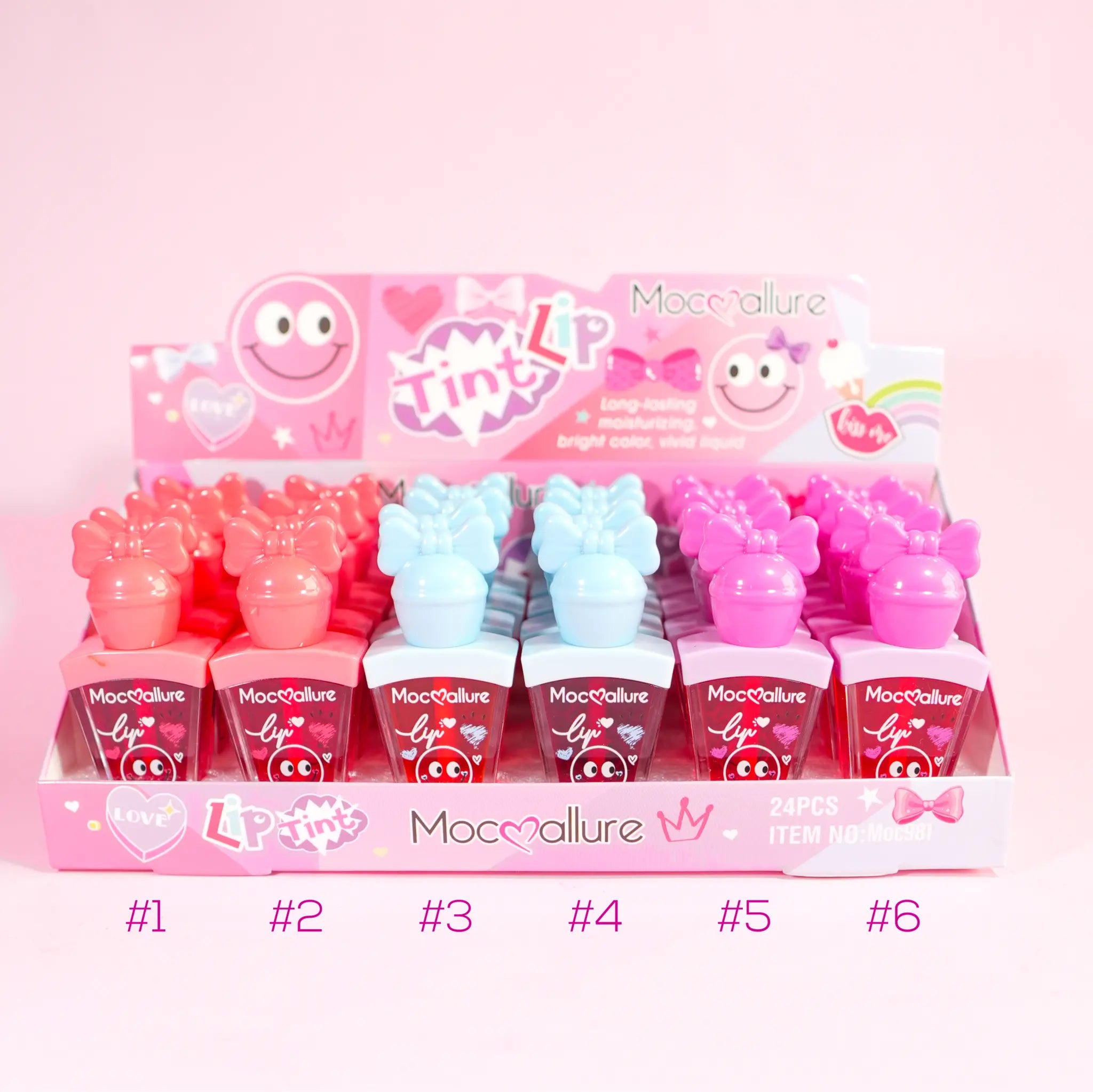 Mocoallure Smiley Lip Tint – Tinta para Labios en 6 Tonos