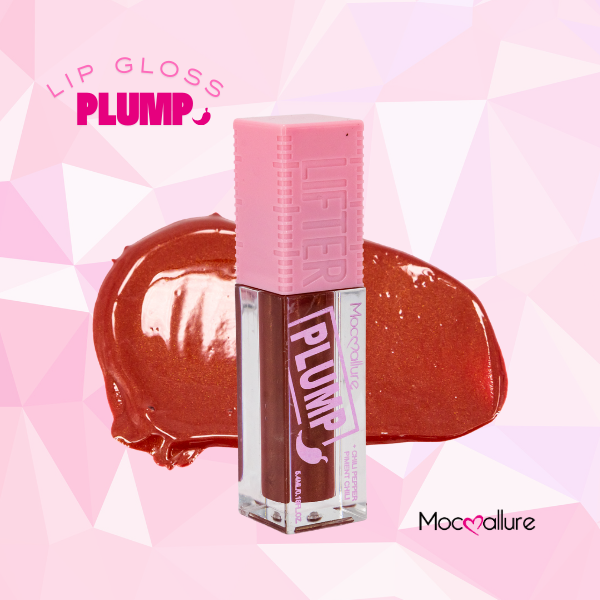 Lifter Gloss Plump Chili Glam: Glos Metálico Iridiscente Aumenta labios