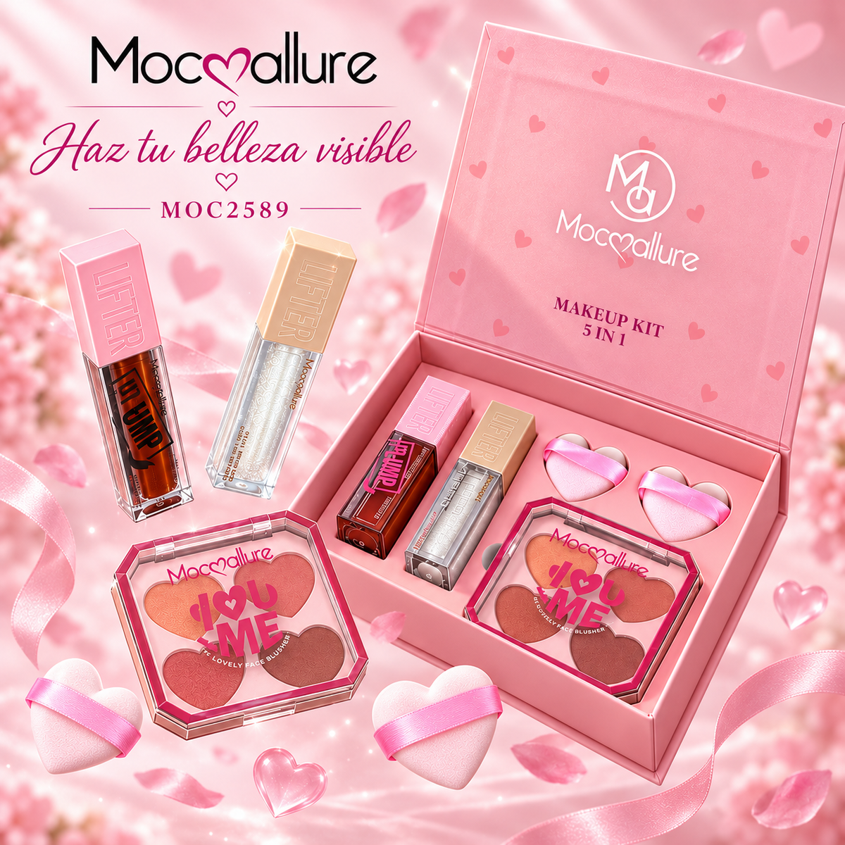 KIT GLOSS SET 5IN1 MOC2589