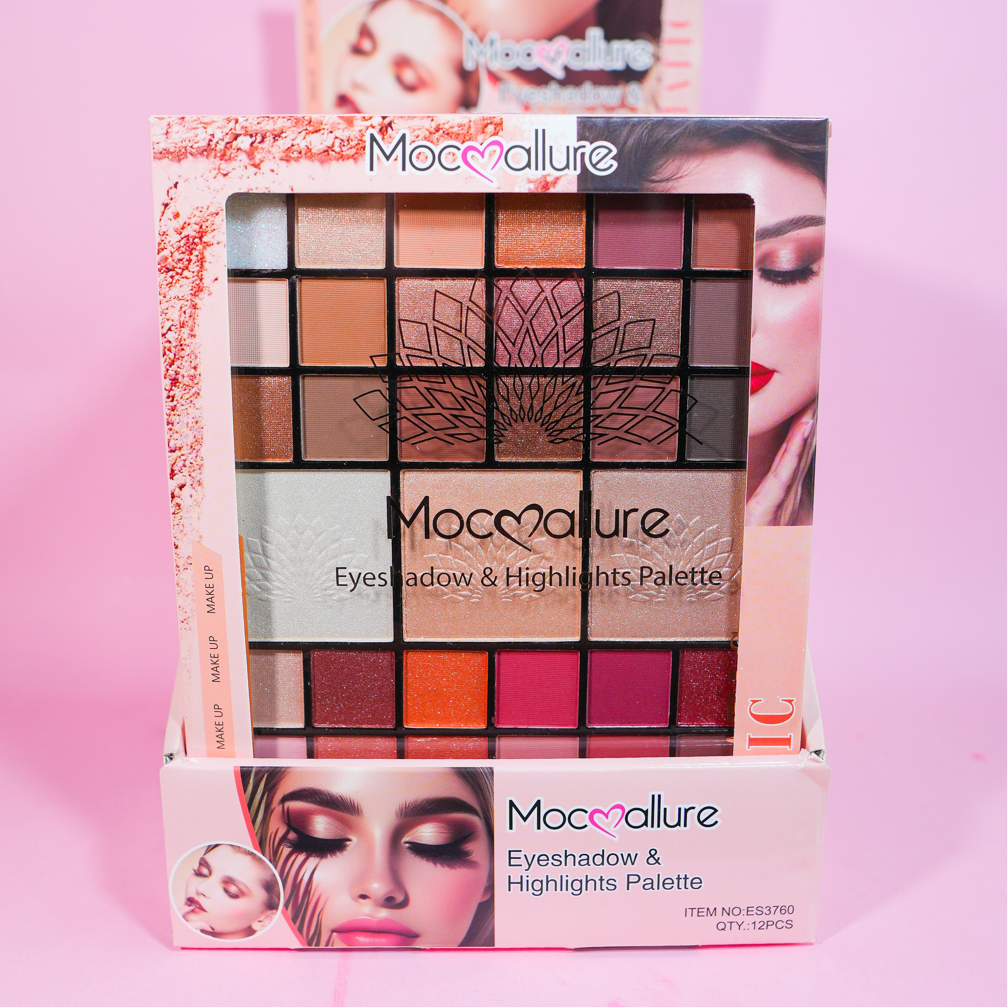 Paleta de Sombras 36 Tonos +3 Tonos de Iluminadores – Mocoallure