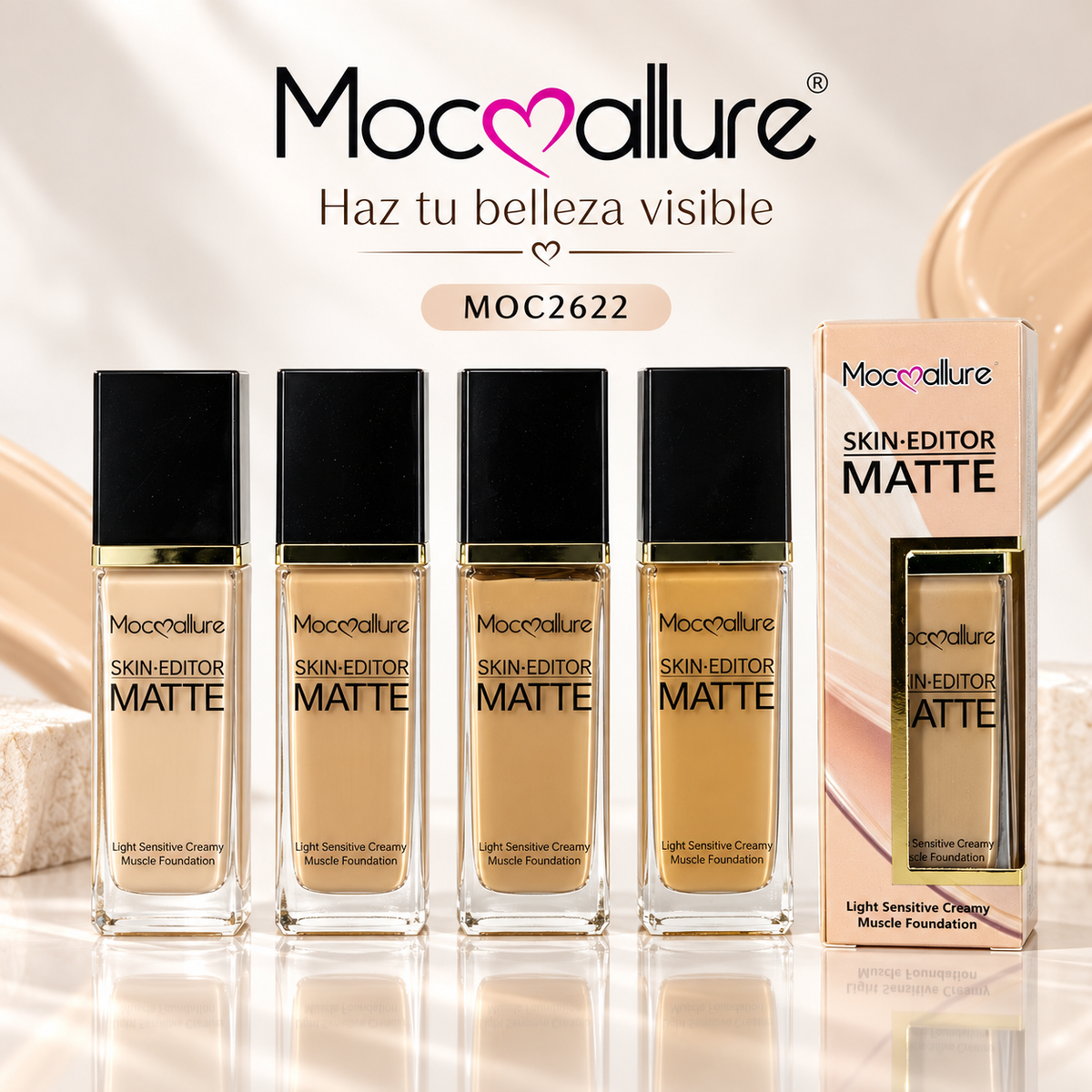 BASE MAQUILLAJE LIQUIDA MATTE MOC2622