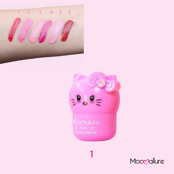 Labial y Rubor. 6 Colores. Mocoallure