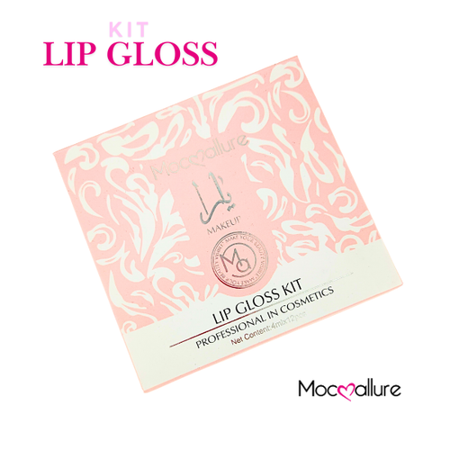 Kit Lip Gloss Mocoallure 6 pzas