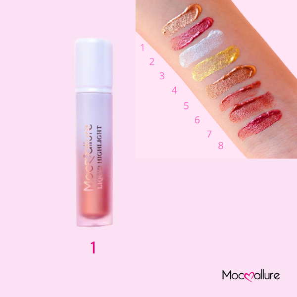 Iluminador Líquido. 8 Tonos. Mocoallure