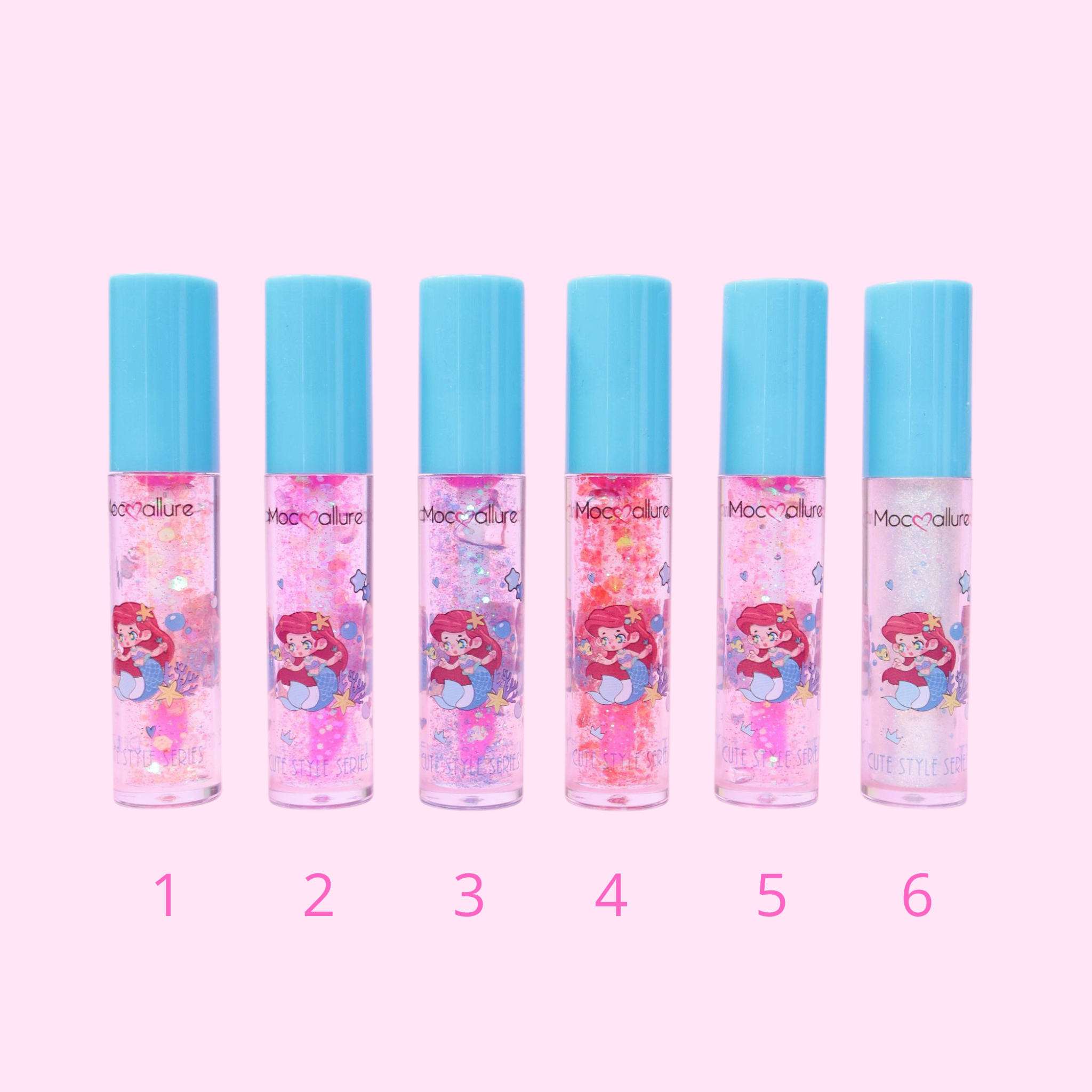 Brillo de Labios con Efecto Luminoso en Set. Mocoallure