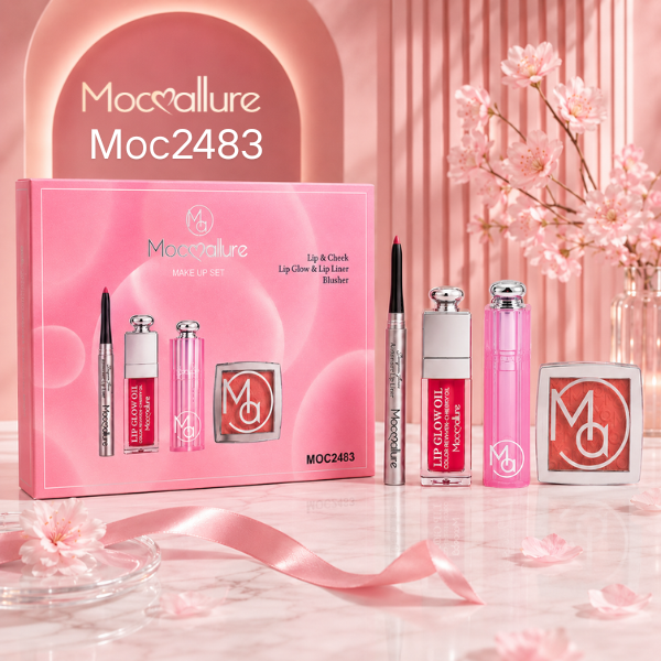 Set de Maquillaje Mocoallure Lip balm & Cheek elegance | 4 Piezas