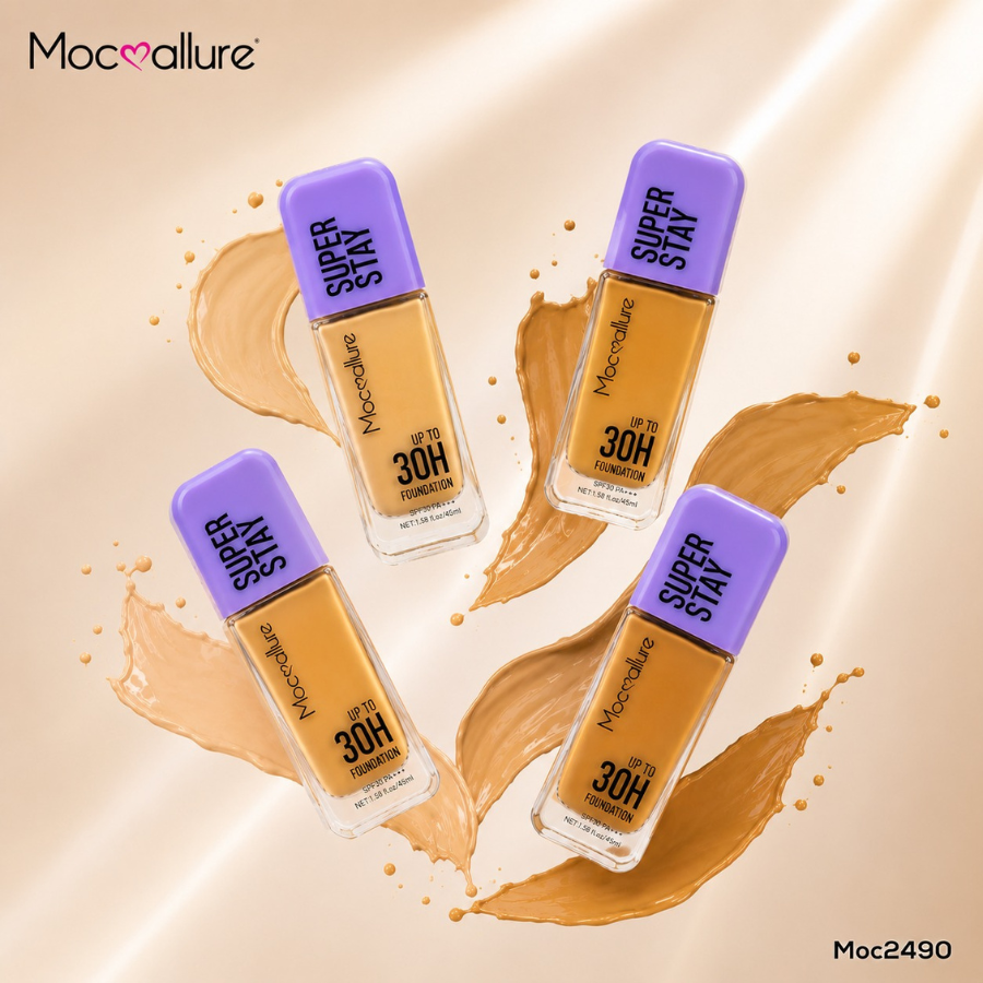 Base de Maquillaje Larga Duración 30H Mocallure Super Stay – Formato de Viaje