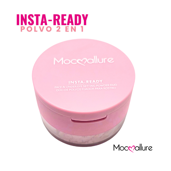 Insta-Ready Polvo 2 en 1 Efecto filtro - Borra poros y líneas finas de expresión